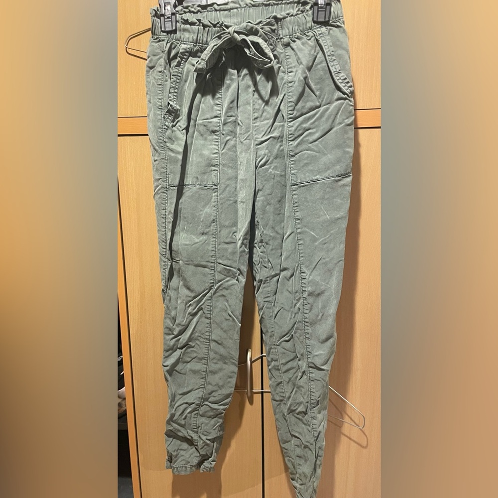 Green Cargo Pants by Aerie American Eagle Womens XXS